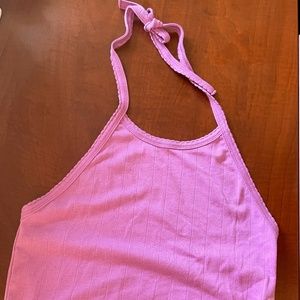 American Eagle Outfitters Purple Halter Top